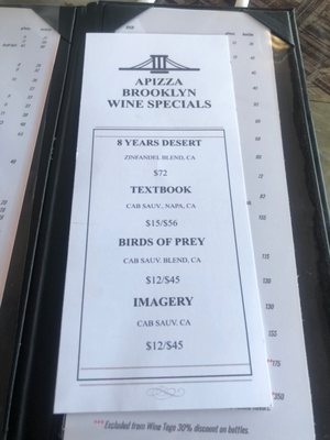 Menu photo 4 Apizza Brooklyn Miami, FL