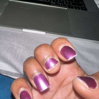 LUX Nail Lounge At Avalon - I had my fill-in done on Monday, and it's now Wednesday. I don't understand how these nails have broken in the exact same spot - Nail Salons Near Me - Alpharetta, Georgia LUX Nail Lounge At Avalon - I had my fill-in done on Monday, and it's now Wednesday. I don't understand how these nails have broken in the exact same spot - Nail Salons Near Me - Alpharetta, Georgia