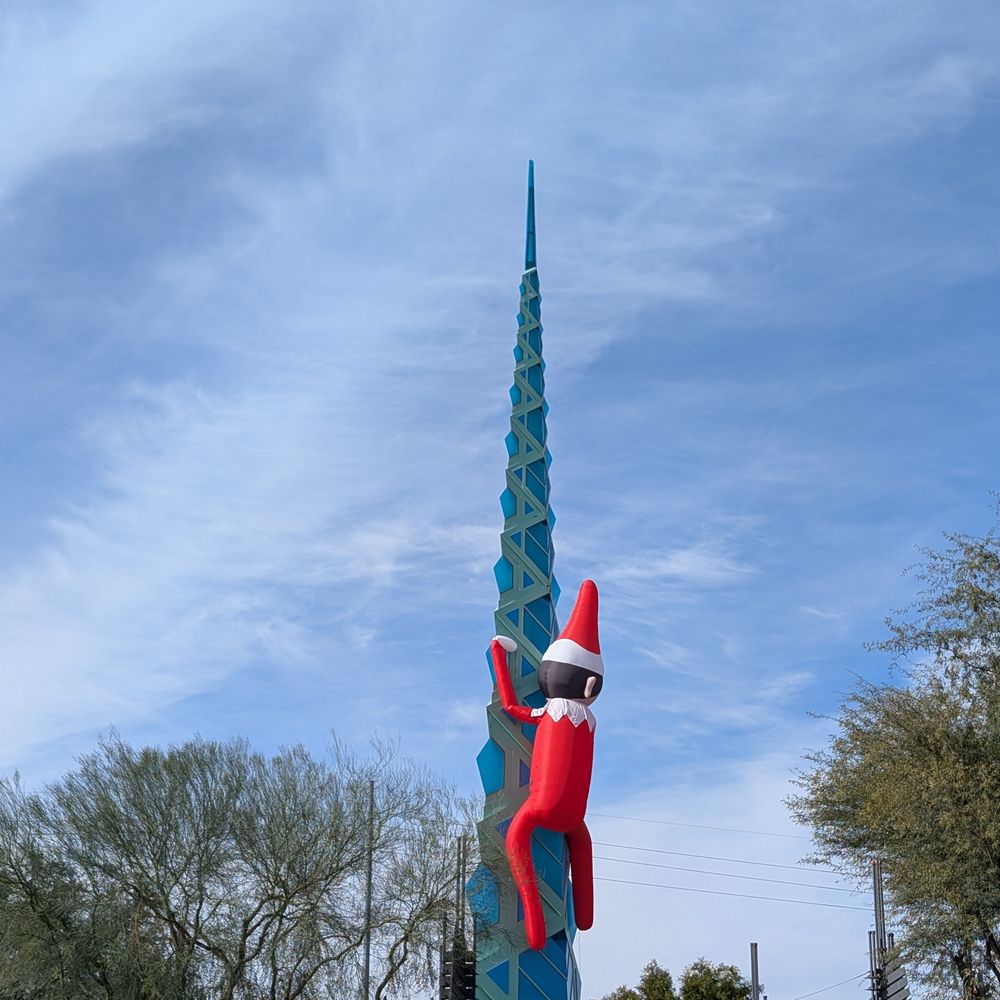 Frank Lloyd Wright Spire - Spire, 1/3 the intended size - Landmarks & Historical Buildings Near Me - Scottsdale, Arizona Frank Lloyd Wright Spire - Spire, 1/3 the intended size - Landmarks & Historical Buildings Near Me - Scottsdale, Arizona