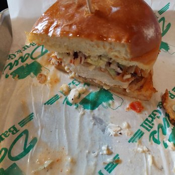 Dan's Bar and Grill - Half of Buttermilk Chicken Sandwich - Burgers Near Me - Hampton, Minnesota