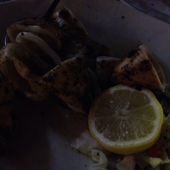 Greek Taverna - Grilled calamari. Already tasted some. It was good - Greek Near Me - Edgewater, New Jersey Greek Taverna - Grilled calamari. Already tasted some. It was good - Greek Near Me - Edgewater, New Jersey