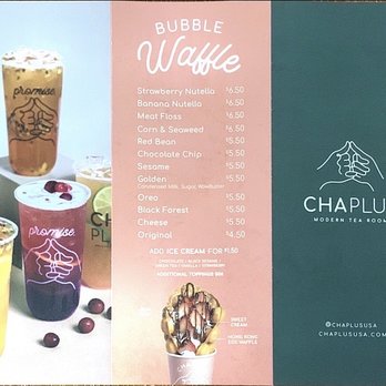 Chaplus - Take home menu (outside) - Bubble Tea Near Me - Anaheim, California