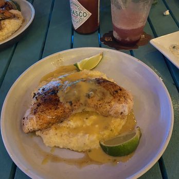 Tiki Docks Riverview - Grouper and grits - Salad Near Me - Riverview, Florida Tiki Docks Riverview - Grouper and grits - Salad Near Me - Riverview, Florida