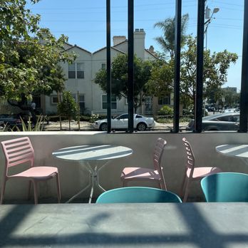 Mostra Coffee - Exterior- light & shadow!! - Coffee & Tea Near Me - San Diego, California