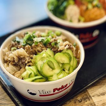The Poke Co - Sukiyaki Beef Bowl (3 scoops) (Served Hot) - Bubble Tea Near Me - Los Angeles, California