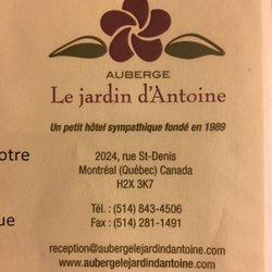 Auberge Le Jardin d'Antoine