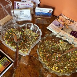 Chettinadu Indian Cuisine - Found near the entrance, chew some after your meal to refresh your mouth! Has a sweet licorice flavor to it