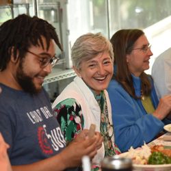 Montessori School of Columbia - Teachers gather for Teacher appreciation luncheon