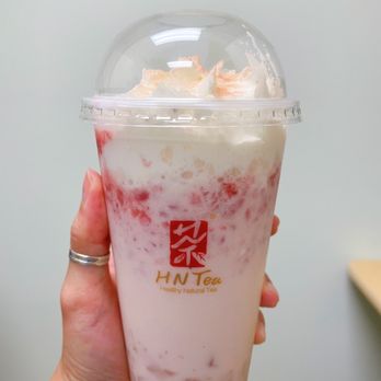 HNTea Organic Tea House - Strawberry Pink Treasure - Tea Rooms Near Me - Irvine, California