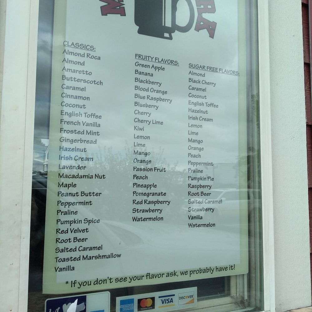 a sign in the window of a restaurant