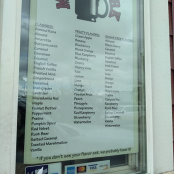 Miner Perk - a sign in the window of a restaurant - Coffee & Tea Near Me - Yreka, California