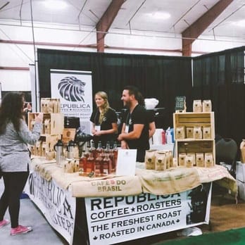 Republica Coffee Roasters - Working at the trade show! - Coffee & Tea Near Me - Fort Langley, British Columbia