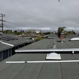 After reroofing with tourchdown