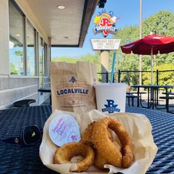 Burgerville - Walla Walla Onion Rings and Marionberry Lemonade