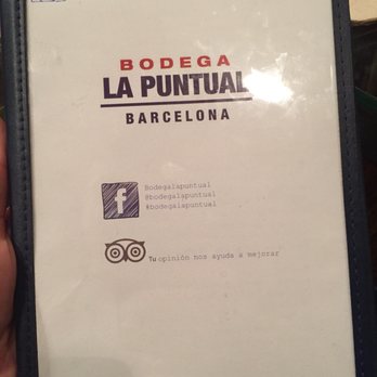 Bodega La Puntual - Catalan Near Me - Barcelona, B Bodega La Puntual - Catalan Near Me - Barcelona, B