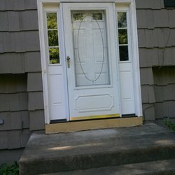 Mahers Paint & Wallpaper - Our new, but unpainted door.
