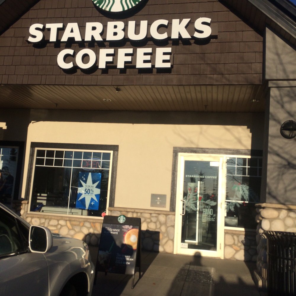 Starbucks - the front of a starbucks coffee shop - Coffee & Tea Near Me - Calgary, Alberta Starbucks - the front of a starbucks coffee shop - Coffee & Tea Near Me - Calgary, Alberta