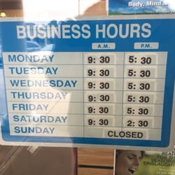 Nature's Apothecary - Hours.