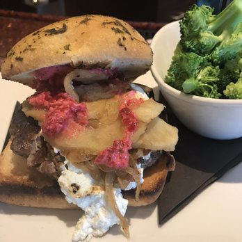 110 Grill - The toppings on the turkey burger. - New American Near Me - Middletown, New York