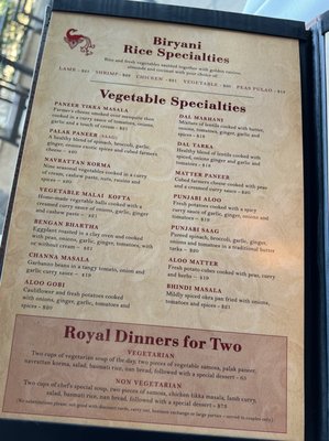 Menu photo 6 Royal India San Diego, CA