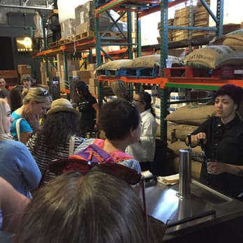 Caffeine Crawl - San Diego - Cafe Moto serving up samples - Food Tours Near Me