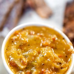 Rudy's "Country Store" and Bar-B-Q - Green Chili Stew ($3/small)