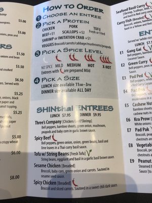 Menu photo 7 SHINthai Royal Oak, MI