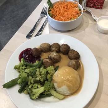 IKEA - Meatball and mash potato's with a side salad !! - Furniture Stores Near Me - Covina, California IKEA - Meatball and mash potato's with a side salad !! - Furniture Stores Near Me - Covina, California