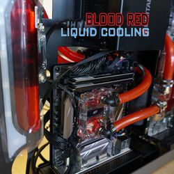 UberGeeks - Flush out and refill blood red water cooling