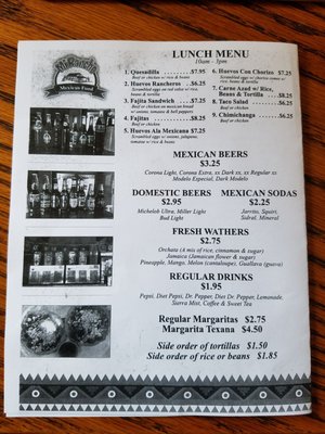 Menu photo 1 Mi Rancho Taqueria Dothan, AL Menu photo 1 Mi Rancho Taqueria Dothan, AL