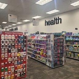 pharmacy supplies on display