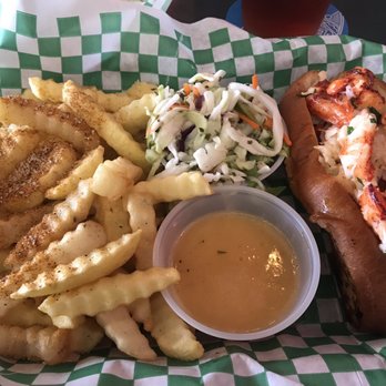 Tin Fish - Lobster Roll (hot) - New American Near Me - Sunrise, Florida Tin Fish - Lobster Roll (hot) - New American Near Me - Sunrise, Florida