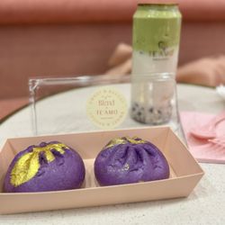 TE'AMO Boba Bar - South Barrington - Ube bao