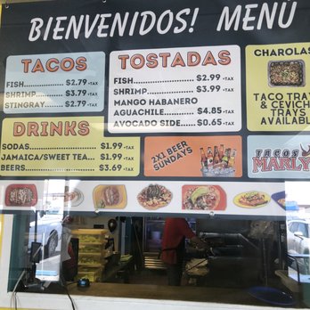 Tacos Marlyn El Centro - Menu - Seafood Near Me - El Centro, California