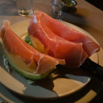 Tango Sur - Jamon Crudo con Melon. Basically, jamon on top of cantaloupe. Pretty good - Latin American Near Me - Chicago, Illinois