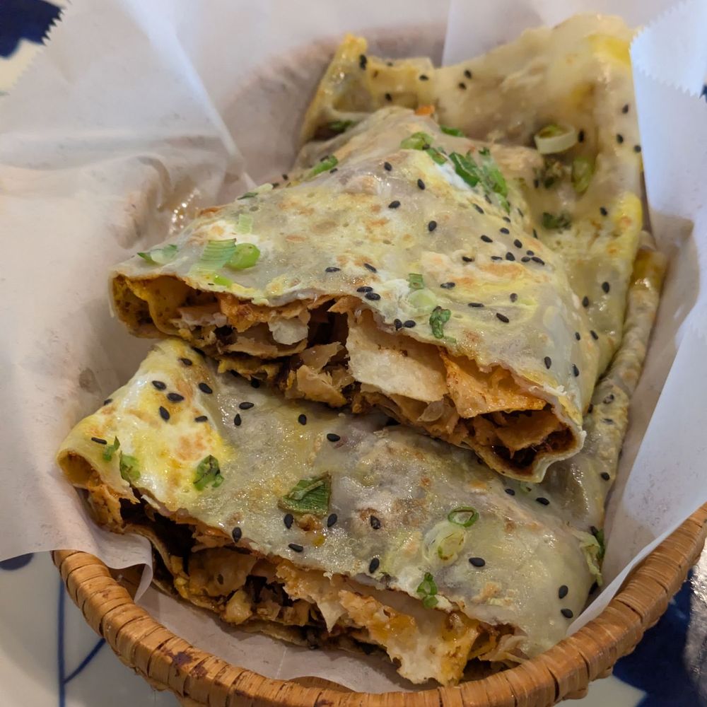 Chinese savory crepe