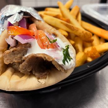 Rachel's Mediterranean Grill - Gyro Greek Pita combo fries! - Mediterranean Near Me - Cheektowaga, New York Rachel's Mediterranean Grill - Gyro Greek Pita combo fries! - Mediterranean Near Me - Cheektowaga, New York