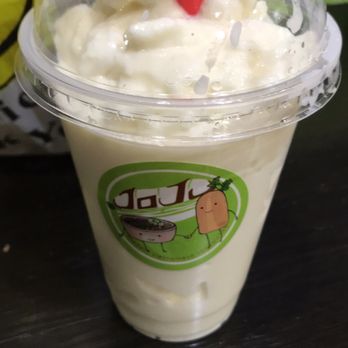 JoJu - Durian Milkshake without whip cream. A must try if you like durian. - Coffee & Tea Near Me - Elmhurst, New York JoJu - Durian Milkshake without whip cream. A must try if you like durian. - Coffee & Tea Near Me - Elmhurst, New York