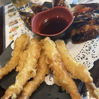 Sake 2 Me Sushi - Shrimp Tempura Baked Green Mussel - Sushi Bars Near Me - Simi Valley, California Sake 2 Me Sushi - Shrimp Tempura Baked Green Mussel - Sushi Bars Near Me - Simi Valley, California