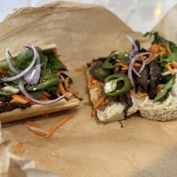 Pho Please - Lemongrass Bahn Mi sandwich to go.