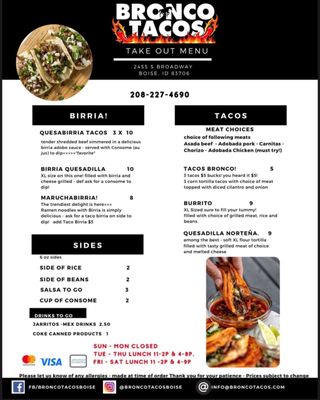 Bronco Tacos by null
