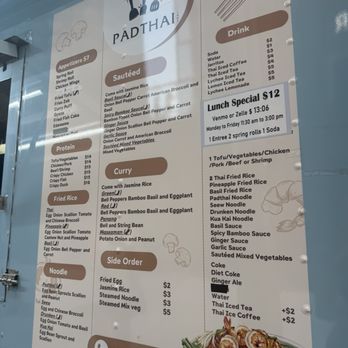 Blue Pad Thai - Menu - Food Trucks Near Me Blue Pad Thai - Menu - Food Trucks Near Me