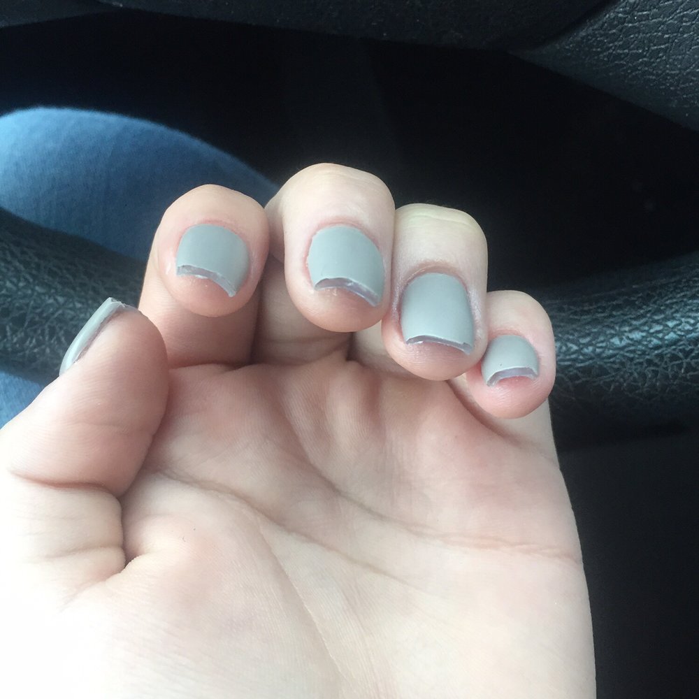 The owner cut the tips off and kicked me out. The owner cut the tips off and kicked me out.