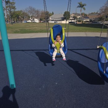 Sandpointe Park - My Daughter at the new swings at standpoint park - Parks Near Me - Santa Ana, California