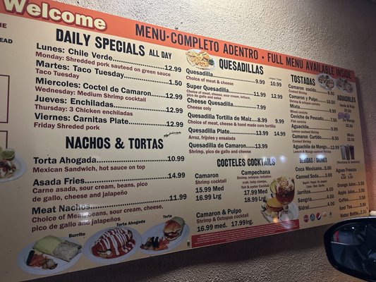 Menu photo 1 Los Dos Potrillos Restaurant Salinas, CA Menu photo 1 Los Dos Potrillos Restaurant Salinas, CA