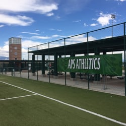 APS Soccer Complex - View of front entrance from Field 1.