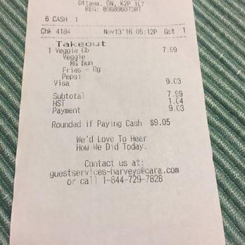 Harvey's - Price not so bad for fast food - Burgers Near Me - Ottawa, Ontario