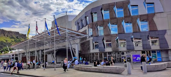 Scottish Parliament Building by null