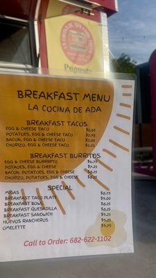 Menu photo 4 La Cocina De Ada Haslet, TX