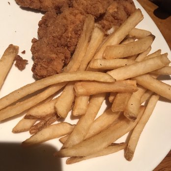Outback Steakhouse - Kids meal, after he had already started eating it! - Steakhouses Near Me - College Station, Texas